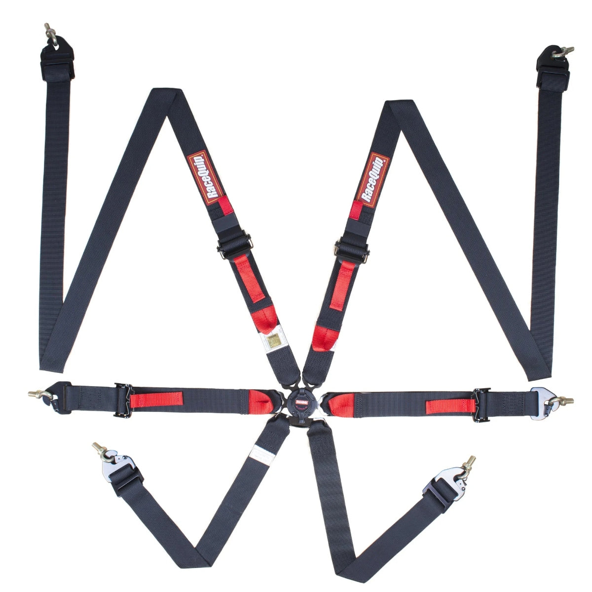 RACEQUIP 2" FIA 6 PT CAMLOCK HARNESS PU