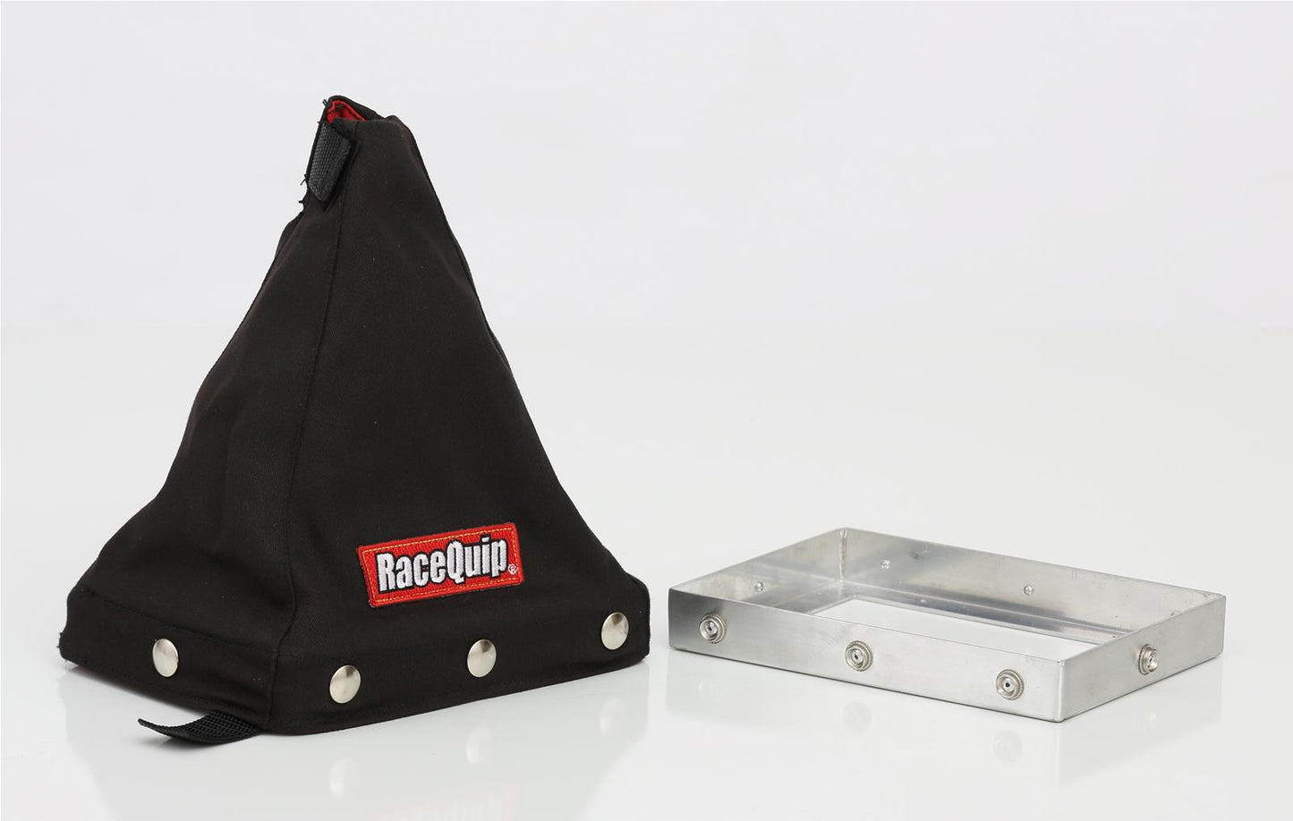 RACEQUIP FIRE RETARDENT SHIFTER BOOT COVER AND MOUNTING PLATE